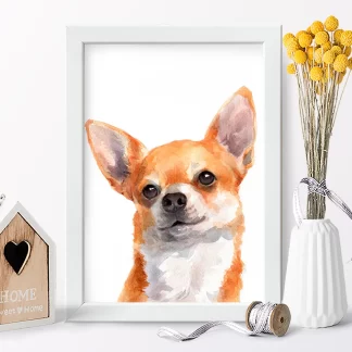Quadro decorativo Cachorro Chihuahua sku: 1063g15