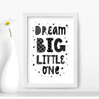 Quadro Decorativo Infantil Dream Big SKU: 5161g