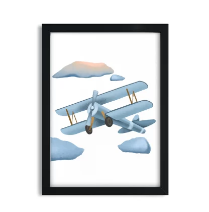 Quadro Decorativo Infantil Avião SKU: 4537g1