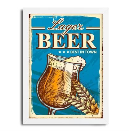 Quadro Decorativo Cerveja Vintage SKU: 1078g2