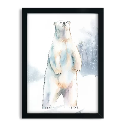 Quadro Decorativo Infantil Urso Polar SKU: 1106g