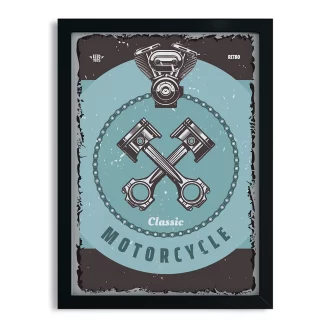 Quadro Decorativo Motocicleta Vintage SKU: 1139g5