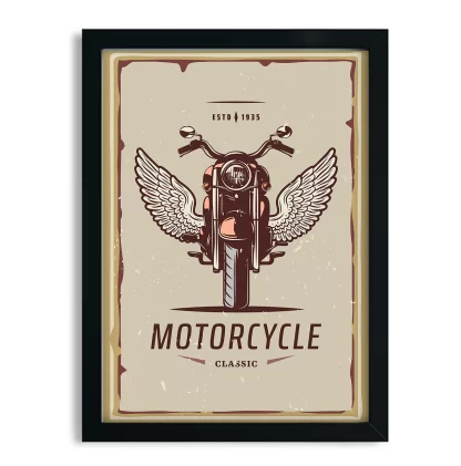 Quadro Decorativo Motocicleta Vintage SKU: 1139g6