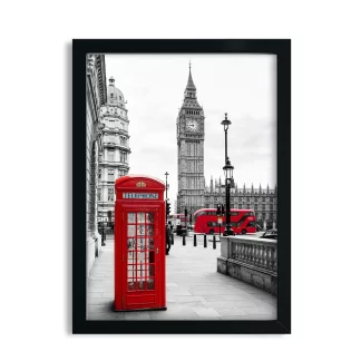 Quadro Decorativo Londres Big Ben - SKU: 129p