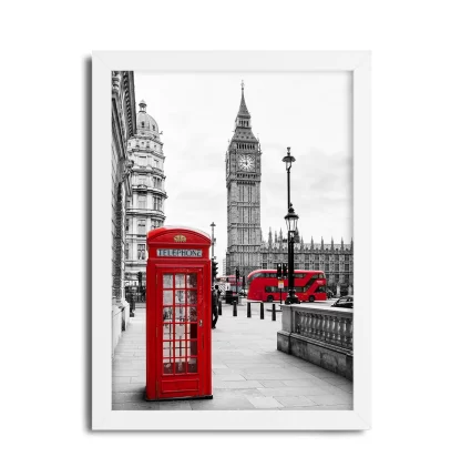 Quadro Decorativo Londres Big Ben - SKU: 129p