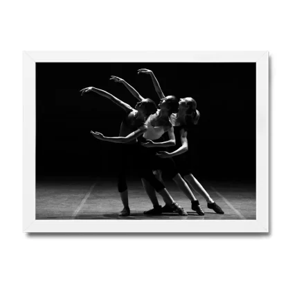 Quadro Decorativo Bailarinos Ballet - SKU: 134pb