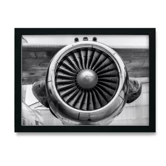 Quadro Decorativo Turbina de Avião - SKU: 142pb