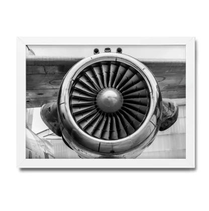 Quadro Decorativo Turbina de Avião - SKU: 142pb