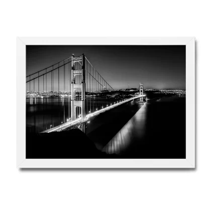 Quadro Decorativo Paisagem Ponte Golden Gate - SKU: 166pb