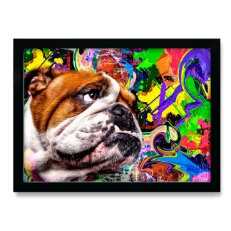 Quadro decorativo Cachorro Bulldog Pop Art - Arte Street SKU: 250as