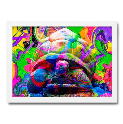 Quadro decorativo Tartaruga Pop Art - Arte Street SKU: 261as