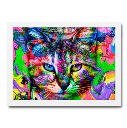 Quadro decorativo Gato Pop Art - Arte Street SKU: 265as