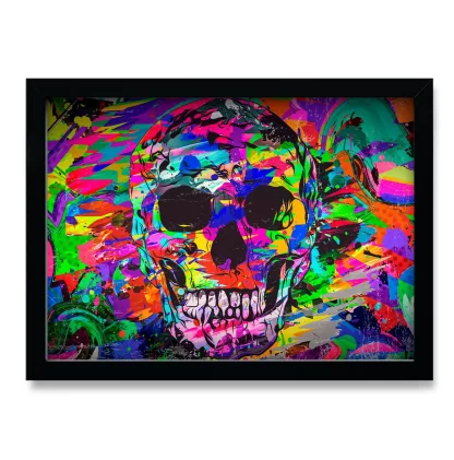 Quadro decorativo Skull Pop Art - Arte Street SKU: 269as