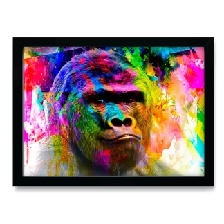 Quadro decorativo Gorila Pop Art - Arte Street SKU: 275as