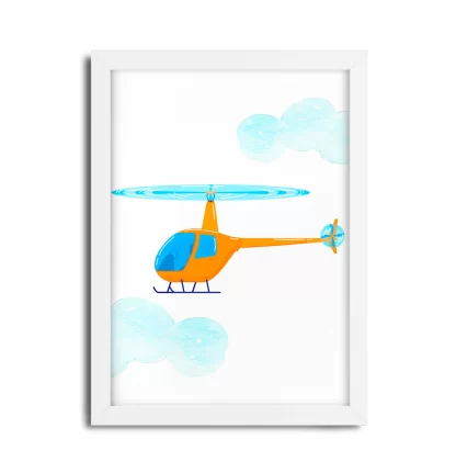 Quadro Decorativo Infantil Helicóptero SKU: 4575g2