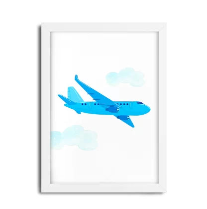 Quadro Decorativo Infantil Avião SKU: 4575g4
