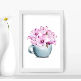 Quadro Decorativo Flores Violeta SKU: 4585g3
