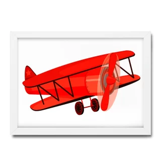 Quadro Decorativo Infantil Avião SKU: 4590g1