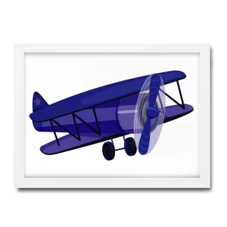 Quadro Decorativo Infantil Avião SKU: 4590g4