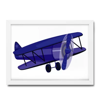 Quadro Decorativo Infantil Avião SKU: 4590g4