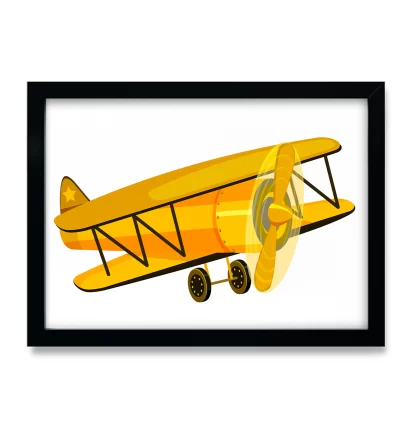 Quadro Decorativo Infantil Avião SKU: 4590g5