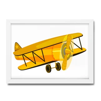 Quadro Decorativo Infantil Avião SKU: 4590g5