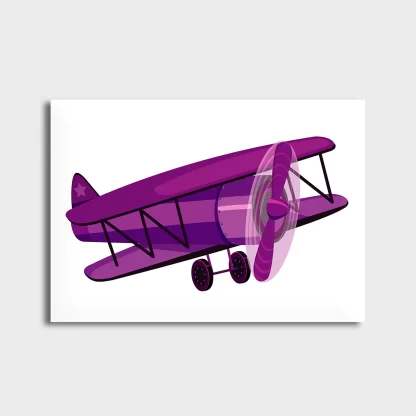 Quadro Decorativo Infantil Avião SKU: 4590g6