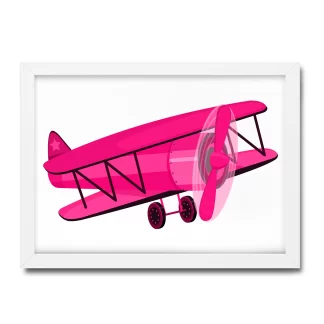 Quadro Decorativo Infantil Avião SKU: 4590g8