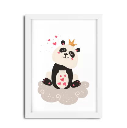 Quadro Decorativo Infantil Urso Panda SKU: 4593g3
