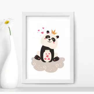 Quadro Decorativo Infantil Urso Panda SKU: 4593g3