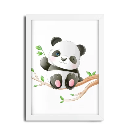 Quadro Decorativo Infantil Urso Panda SKU: 5050g5