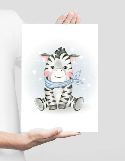 Quadro Decorativo Infantil Zebra SKU: 5077g