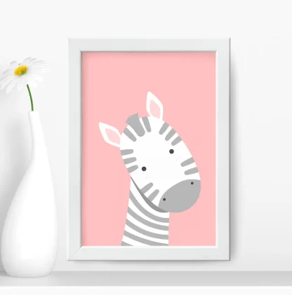 Quadro Decorativo Infantil Zebra SKU: 5126g4