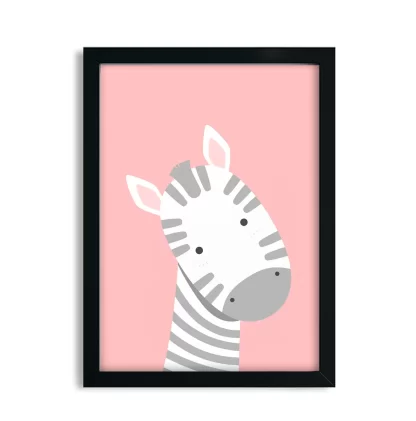 Quadro Decorativo Infantil Zebra SKU: 5126g4