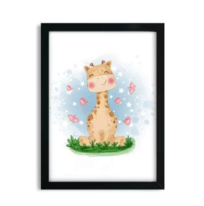 Quadro Decorativo Infantil Girafinha SKU: 5136g