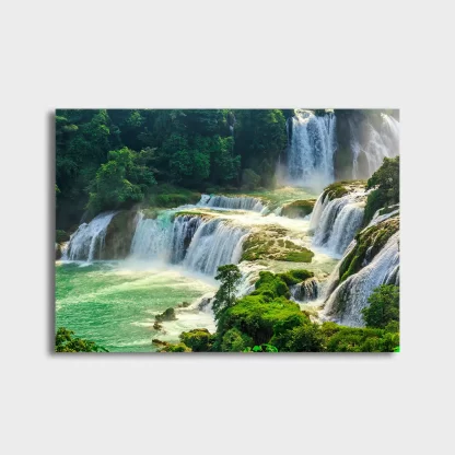 Quadro Decorativo Natureza Paisagem Cachoeira - SKU: 224g18-1