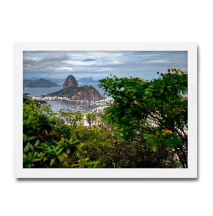 Quadro Decorativo Natureza Paisagem Botafogo Pão de Açucar RJ - SKU: 224g79