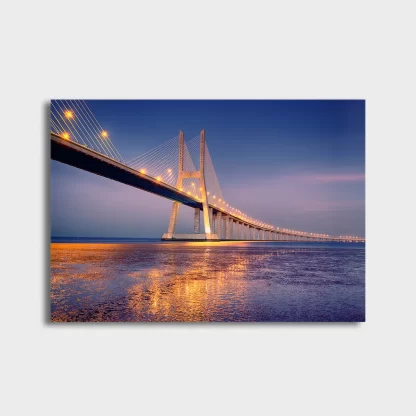 Quadro Decorativo Ponte Vasco da Gama Lisboa Portugal - SKU: 224g81