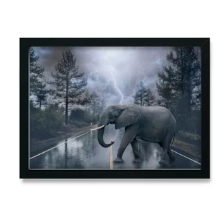 Quadro Decorativo Elefante - SKU: 230g