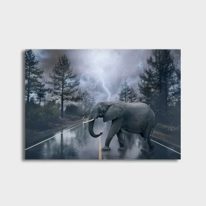 Quadro Decorativo Elefante - SKU: 230g